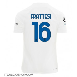 Inter Milan Davide Frattesi #16 Seconda Maglia 2023-24 Manica Corta